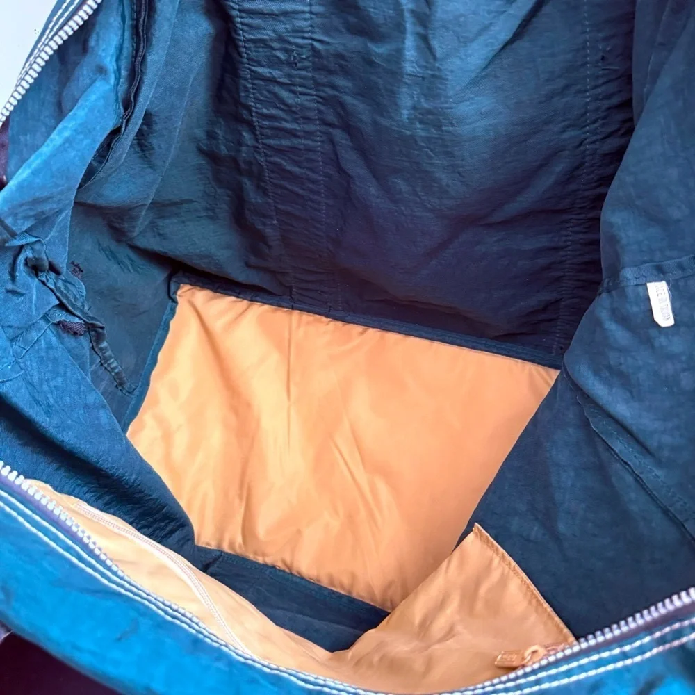 Unisex Vintage Y2K Kipling Large Nylon Expandable Travel Tote
